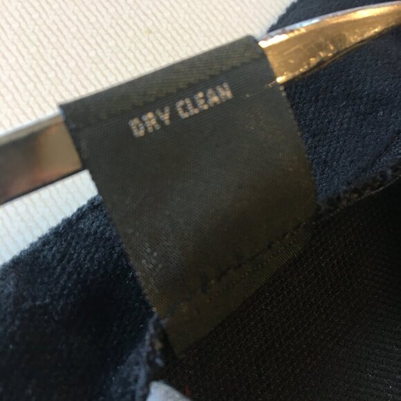 Relativity Skirt Size 14 Black Velour Midi Length Career Classic Holiday - Picture 5 of 12